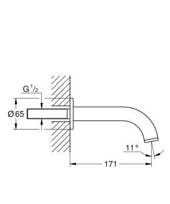 Grohe Atrio Çıkış Ucu - 13139003 - 2