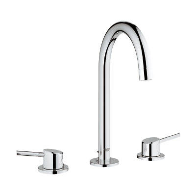 Grohe Concetto 3 Delikli Lavabo Bataryası L-Boyut - 20216001 - 1