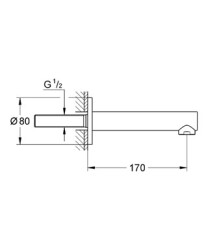 Grohe Concetto Çıkış Ucu - 13280001 - 2