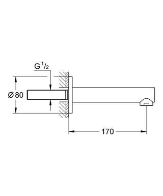 Grohe Concetto Çıkış Ucu - 13280001 - 2