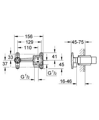 Grohe Ankastre İç Gövde - 23200000 - 2