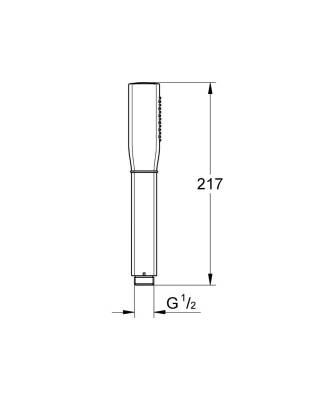 Grohe Grandera Stick El Duşu 1 Akışlı - 26037001 - 2