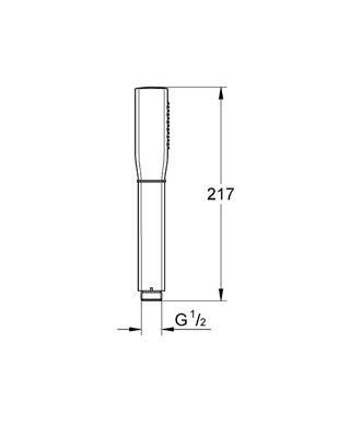 Grohe Grandera Stick El Duşu 1 Akışlı - 26037LG0 - 2