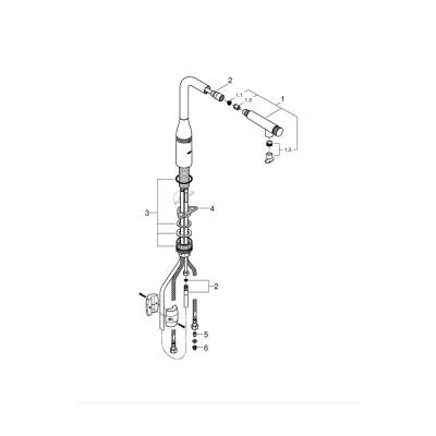 Grohe Essence Smartcontrol Eviye Bataryası - 31615DA0 - 2