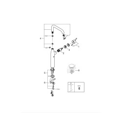 Grohe Essence Tek Kumandalı Lavabo Bataryası Xl-Boyut - 32901DL1 - 2