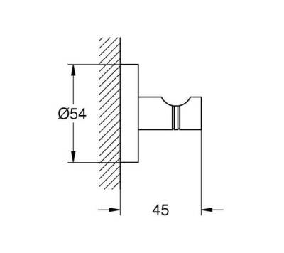 Grohe Essentials Havlu/Bornoz Askılığı - 40364GL1 - 2