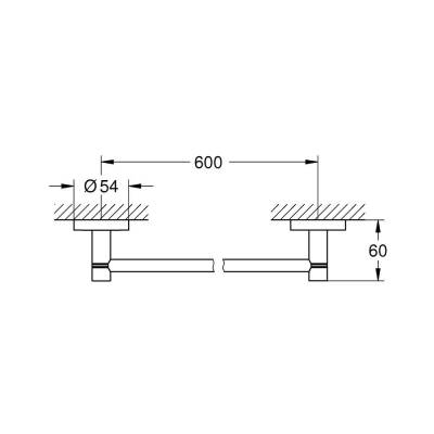 Grohe Essentials Havluluk - 40366DA1 - 2