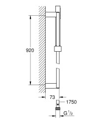 Grohe Euphoria Cube Stick Sürgülü Duş Seti - 27700000 - 2