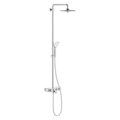 Grohe Euphoria Smartcontrol 260 Mono Duş Sistemi Duvara Monte Termostatik Banyo Bataryalı Duş Sistemi - 26510000 - 1