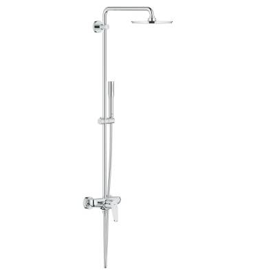 Grohe Euphoria Eurodisc Cosmopolitan System 210 Duvara Monte Tek Kumandalı Bataryalı Duş Sistemi - 23058003 - 1