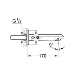 Grohe Eurodisc Cosmopolitan Çıkış Ucu - 13278002 - 2