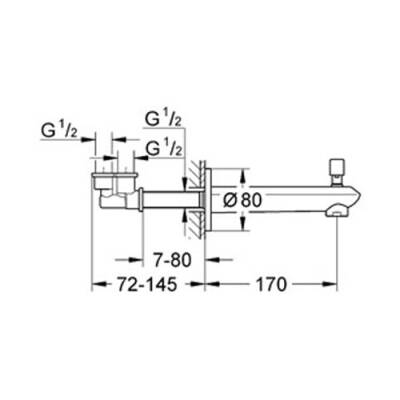 Grohe Eurodisc Cosmopolitan Çıkış Ucu - 13279002 - 2