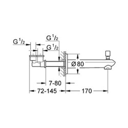 Grohe Eurodisc Cosmopolitan Çıkış Ucu - 13279002 - 2