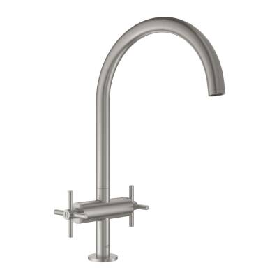 Grohe Eviye Bataryası Döner Borulu Atrio SuperSteel - 30362DC0 - 1