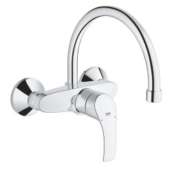 Grohe Eurosmart Eviye Bataryası Duvardan Aplike Krom - 32482002 - 1