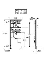 Grohe Rapid Sl Ankastre Fotoselli Lavabo Bataryası İçin İç Gövde - 38748002 - 2