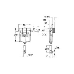 Grohe Gd 2 Gömme Rezervuar - 38661000 - 2