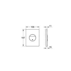 Grohe Nova Cosmopolitan Kumanda Paneli - 38765000 - 2