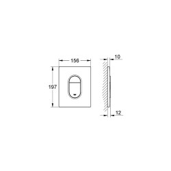 Grohe Arena Cosmopolitan Kumanda Paneli - 38844000 - 2