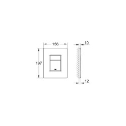 Grohe Skate Cosmopolitan Kumanda Paneli - 38732P00 - 2