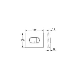 Grohe Arena Cosmopolitan Kumanda Paneli - 38858SH0 - 2