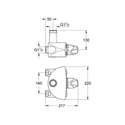 Grohe Grohtherm Xl Termostatik Batarya 1