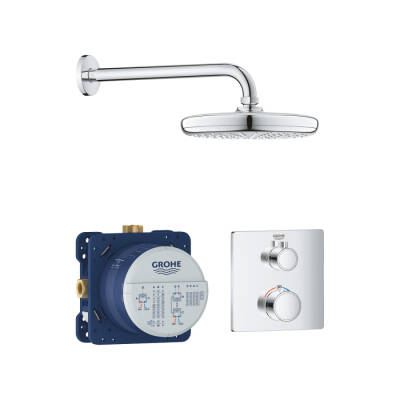 Grohe Grohtherm Duş Seti, Tempesta 210 Tepe Duşu İle - 34728000 - 1