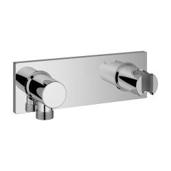 Grohe Grohtherm F Duvar Üstü Duş Askısı Ve Duş Çıkış Dirseği Seti - 27621000 - 1