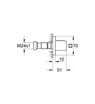 Grohe Grohtherm F Tek Noktadan Akış Kontrollü Kumanda - 27623000 - 2