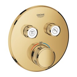 Grohe Grohtherm Smartcontrol Çift Valfli Akış Kontrollü, Ankastre Termostatik Duş Bataryası - 29119GL0 