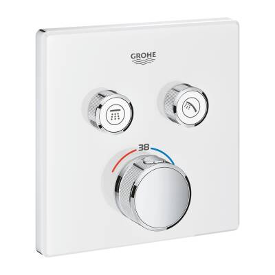 Grohe Grohtherm Smartcontrol Çift Valfli Akış Kontrollü, Ankastre Termostatik Duş Bataryası - 29156LS0 - 1