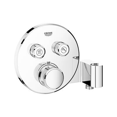 Grohe Grohtherm Smartcontrol Çift Valfli Akış Kontrollü, Ankastre Termostatik Duş Bataryası, Entegre Duş Kolu İle - 29120000 - 2