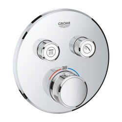 Grohe Grohtherm Smartcontrol Çift Valfli Akış Kontrollü, Ankastre Termostatik Duş Bataryası - 29119000 