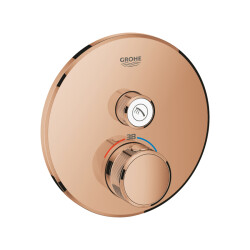 Grohe Grohtherm Smartcontrol Tek Valfli Akış Kontrollü, Ankastre Termostatik Duş Bataryası - 29118DA0 