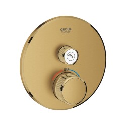 Grohe Grohtherm Smartcontrol Tek Valfli Akış Kontrollü, Ankastre Termostatik Duş Bataryası - 29118GN0 - 1