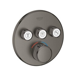 Grohe Grohtherm Smartcontrol Üç Valfli Akış Kontrollü, Ankastre Termostatik Duş Bataryası - 29121AL0 - 1