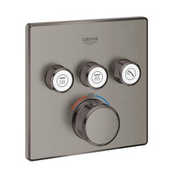 Grohe Grohtherm Smartcontrol Üç Valfli Akış Kontrollü, Ankastre Termostatik Duş Bataryası - 29126AL0 