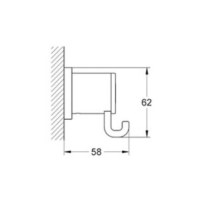 Grohe Allure Havlu/Bornoz Askılığı - 40284000 - 2