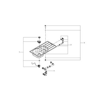 Grohe K200 Damlalıklı Paslanmaz Çelik Eviye - 31564SD1 - 2