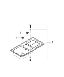 Grohe K300 Damlalıklı Paslanmaz Çelik Eviye - 31564SD0 - 2