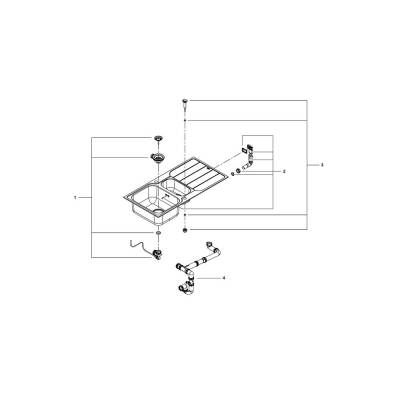 Grohe K500 Damlalıklı Paslanmaz Çelik Eviye - 31572SD1 - 2