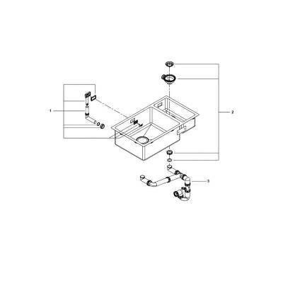 Grohe K700 Tezgahaltı Paslanmaz Çelik Eviye - 31575SD1 - 2