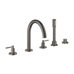 Grohe Küvet Bataryası 5 Delikli Atrio Br.Hard Graphite - 19922AL3 - 3