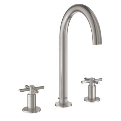 Grohe Lavabo Bataryası 3 Delikli Atrio Super Steel - 20008DC3 - 1