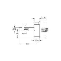 Grohe Sifon 1 1/4