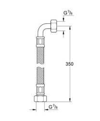 Grohe Spiral Bağlantı Hortumu - 45704000 - 1