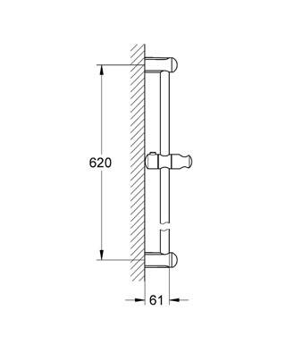 Grohe Tempesta Duş Sürgüsü, 600 Mm - 27523000 - 2