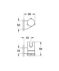 Grohe Tempesta El Duşu Askısı - 27595000 - 2