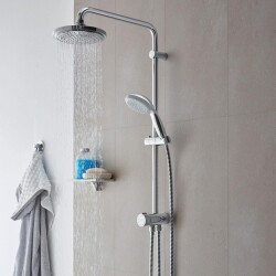 Grohe Tempesta Sistem 200 Duvar Bağlantılı, Divertörlü Duş Sistemi - 27389002 - 2