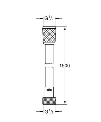 Grohe Plastik Twistfree Duş Spiral Hortumu 150 cm - 28151001 - 2